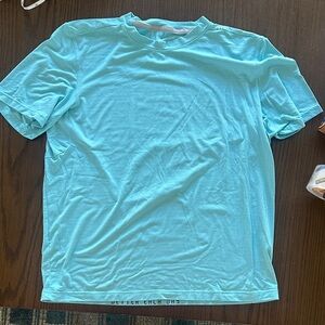 Men's Lululemon  Light Blue Training T-Shirt